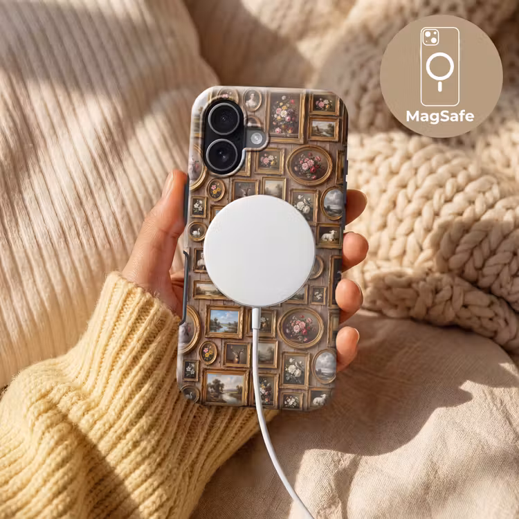 Bloemen - Rozen - Klassiek - Vaas - Kleurrijk Toughcase MagSafe Apple iPhone 17 klein -USP_MagsafeV