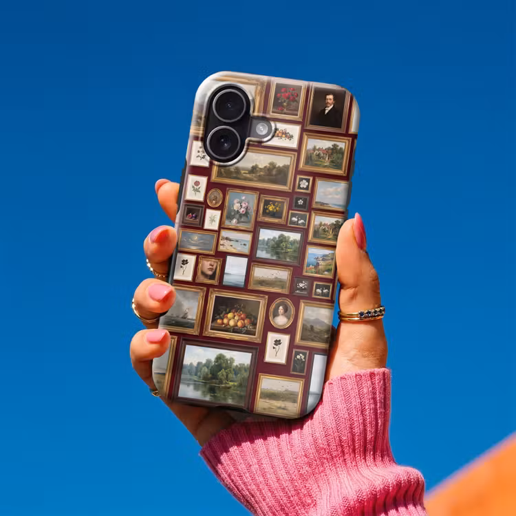 Bloemen - Vaas - Klassiek - Kunst - Rood Toughcase MagSafe Apple iPhone 17 klein -Sfeer1V