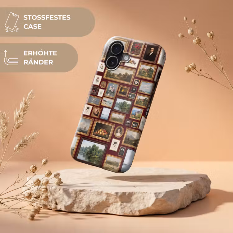 Bloemen - Vaas - Klassiek - Kunst - Rood Toughcase MagSafe Apple iPhone 17 klein -USP_RandenV_DE