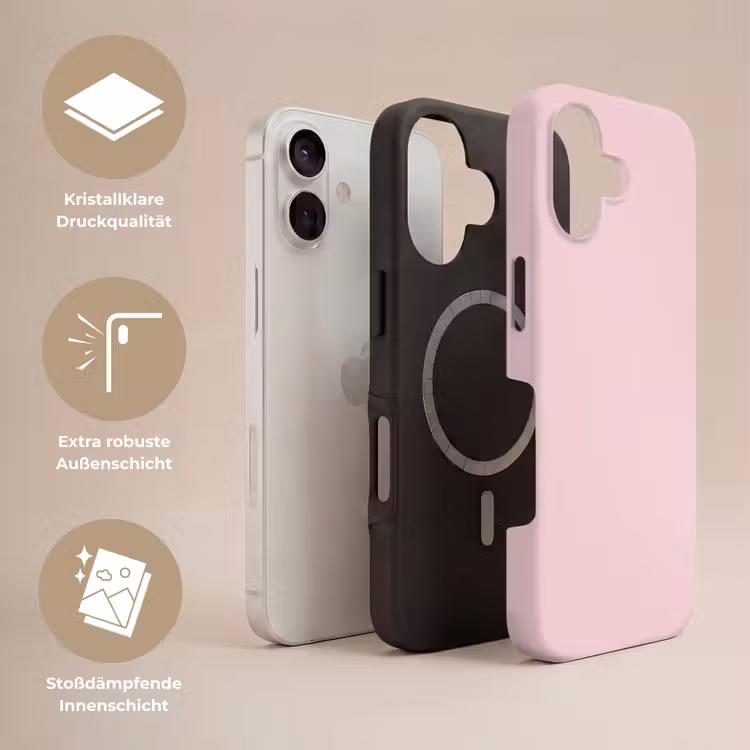 Blush - Pink - Roze Toughcase MagSafe Apple iPhone 17 klein 1017 -USP_Lagen_DE