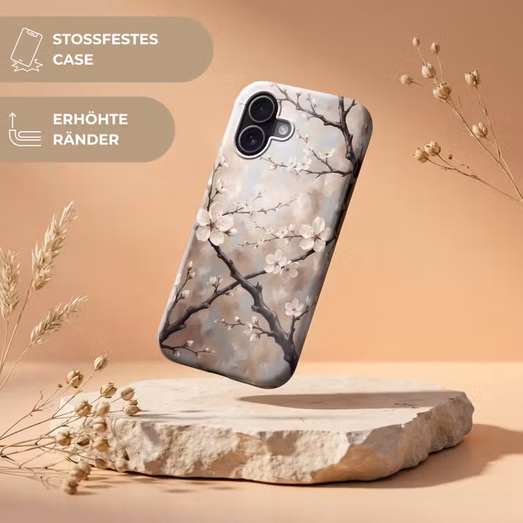 Bloesem - Takken - Schilderij - Beige - Serene Toughcase MagSafe Apple iPhone 17 klein -USP_RandenV_DE