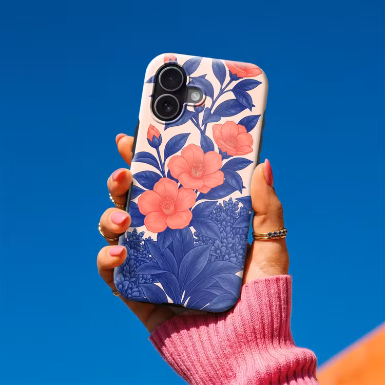 Handyhülle Toughcase - Blüten – Blätter – Botanik - Bloemen - Bladeren - Botanisch Toughcase MagSafe Apple iPhone 17 klein