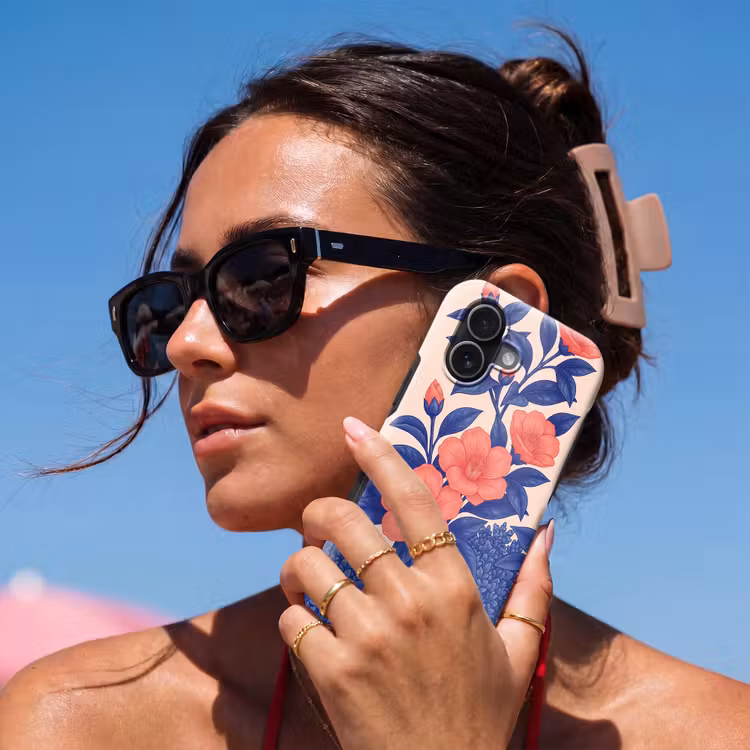 Handyhülle Toughcase - Blüten – Blätter – Botanik - Bloemen - Bladeren - Botanisch Toughcase MagSafe Apple iPhone 17 klein