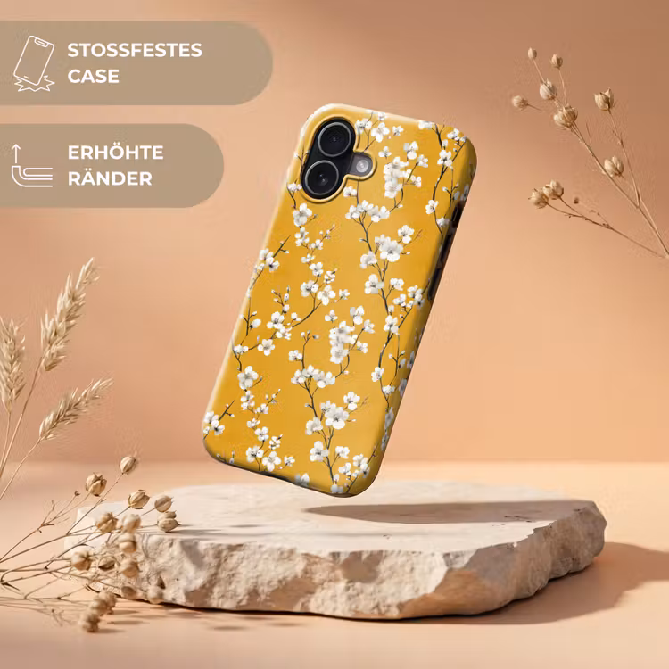 Bloesemtak - Aquarel - Geel Toughcase MagSafe Apple iPhone 17 klein 1017 -USP_RandenV_DE