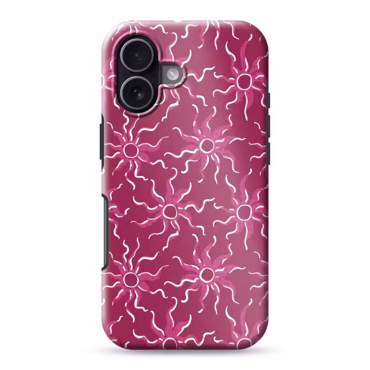 Bohemian - Zon - Magenta Toughcase MagSafe Apple iPhone 17 klein 1017 -3d