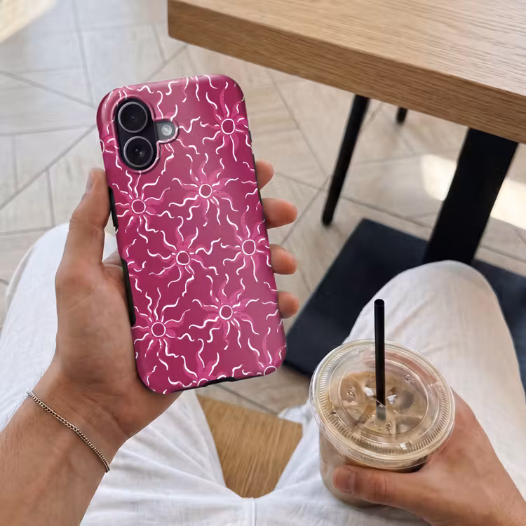 Bohemian - Zon - Magenta Toughcase MagSafe Apple iPhone 17 klein 1017 -Sfeer1M