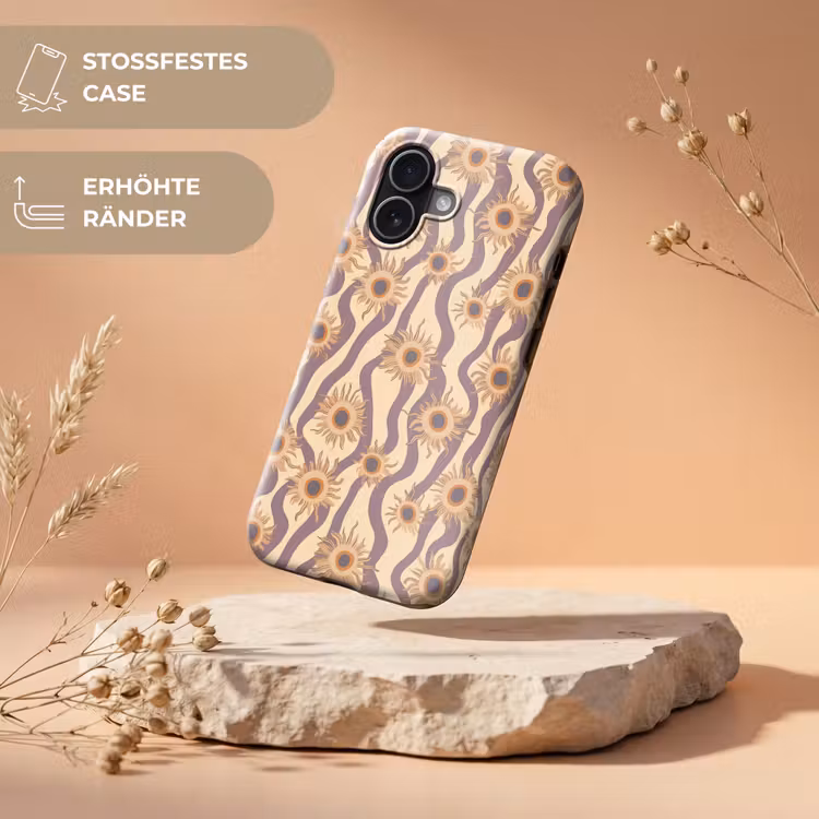 Bohemian - Vibe - Lavendelpaars Toughcase MagSafe Apple iPhone 17 klein 1017 -USP_RandenV_DE
