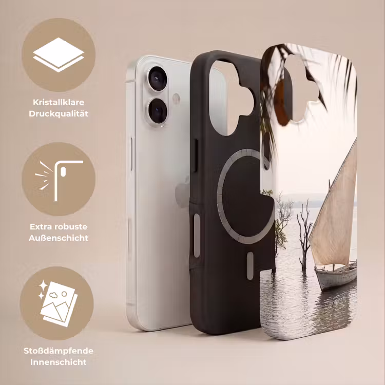 Boot - Zeil - Water - Tropisch - Natuur Toughcase MagSafe Apple iPhone 17 klein -USP_Lagen_DE