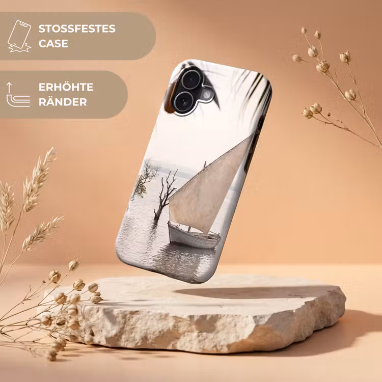 Boot - Zeil - Water - Tropisch - Natuur Toughcase MagSafe Apple iPhone 17 klein -USP_RandenV_DE
