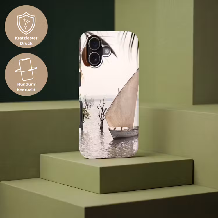Boot - Zeil - Water - Tropisch - Natuur Toughcase MagSafe Apple iPhone 17 klein -USP_PrintM_DE