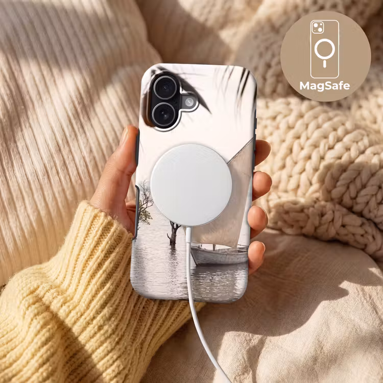 Boot - Zeil - Water - Tropisch - Natuur Toughcase MagSafe Apple iPhone 17 klein -USP_MagsafeV