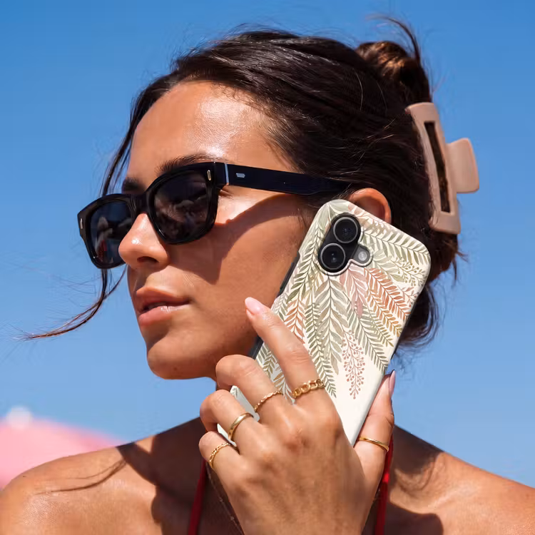 Botanisch - Aquarel - Kleurrijk Toughcase MagSafe Apple iPhone 17 klein -Sfeer2V