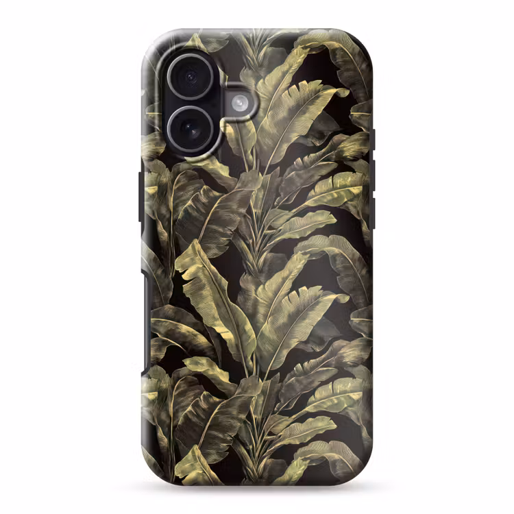 Botanisch - Bladeren - Groen Toughcase MagSafe Apple iPhone 17 klein 1017 -3d