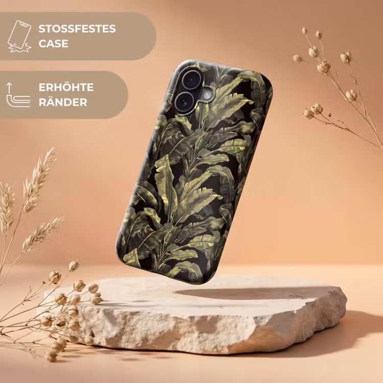 Botanisch - Bladeren - Groen Toughcase MagSafe Apple iPhone 17 klein 1017 -USP_RandenV_DE
