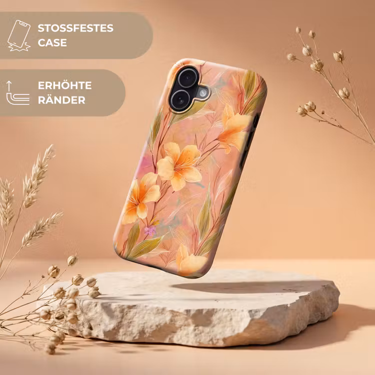 Botanisch - Bloemen - Kleurrijk Toughcase MagSafe Apple iPhone 17 klein 1017 -USP_RandenV_DE
