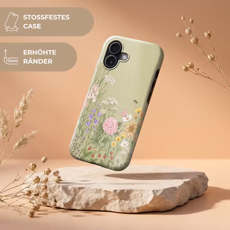 Botanisch - Bloemen - Kleurrijk Toughcase MagSafe Apple iPhone 17 klein -USP_RandenV_DE