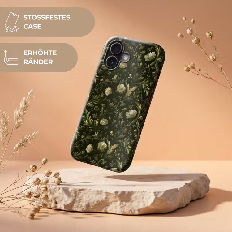 Botanisch - Naadloos - Bloemen Toughcase MagSafe Apple iPhone 17 klein 1017 -USP_RandenV_DE