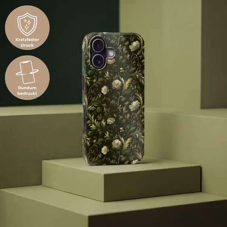 Botanisch - Naadloos - Bloemen Toughcase MagSafe Apple iPhone 17 klein 1017 -USP_PrintM_DE