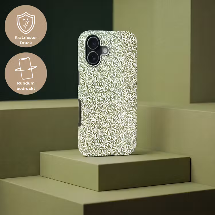 Botanisch - Takken - Groen Toughcase MagSafe Apple iPhone 17 klein 1017 -USP_PrintM_DE