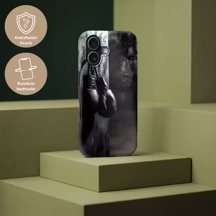Bokshandschoenen - Muur - Duister - Zwart Toughcase MagSafe Apple iPhone 17 klein -USP_PrintM_DE