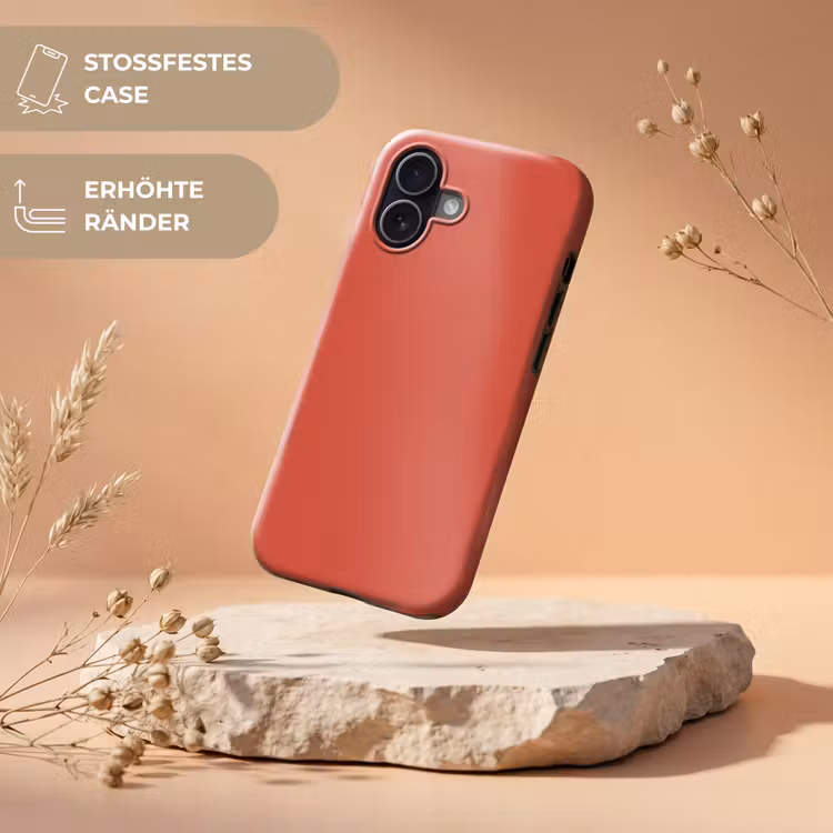 Brick - Red - Rood Toughcase MagSafe Apple iPhone 17 klein 1017 -USP_RandenV_DE