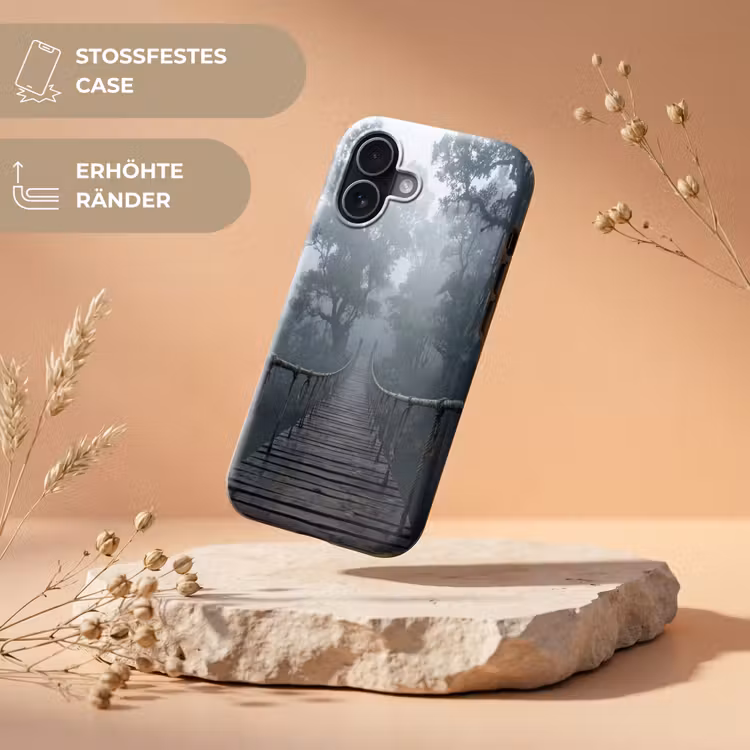 Brug - Jungle - Mist - Natuur Toughcase MagSafe Apple iPhone 17 klein -USP_RandenV_DE