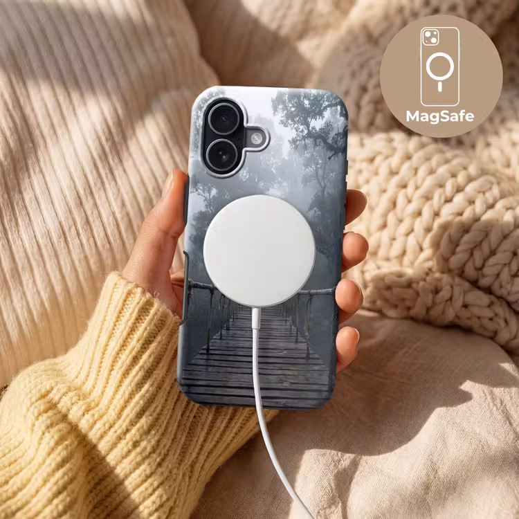 Brug - Jungle - Mist - Natuur Toughcase MagSafe Apple iPhone 17 klein -USP_MagsafeV
