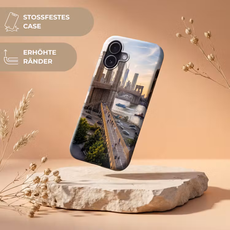 Brug - Rivier - Stad - Zonsondergang - Architectuur Toughcase MagSafe Apple iPhone 17 klein -USP_RandenV_DE