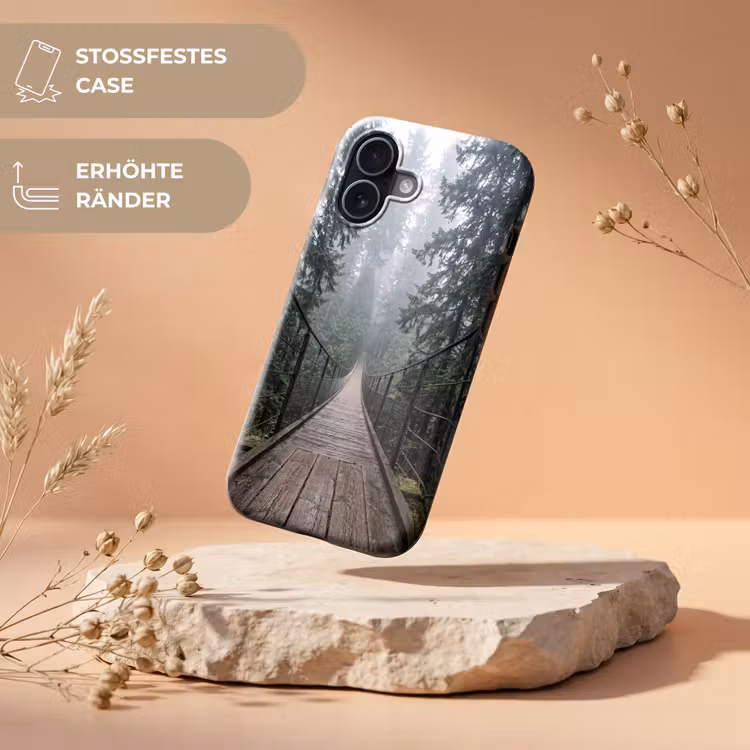 Brug - Bos - Mist - Natuur Toughcase MagSafe Apple iPhone 17 klein -USP_RandenV_DE