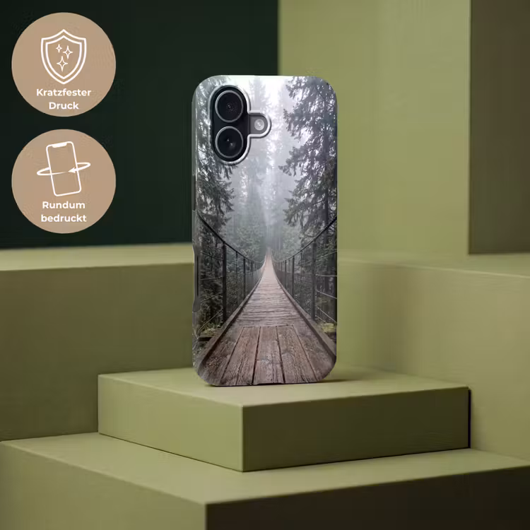 Brug - Bos - Mist - Natuur Toughcase MagSafe Apple iPhone 17 klein -USP_PrintM_DE