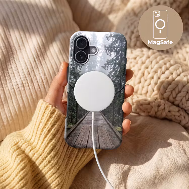 Brug - Bos - Mist - Natuur Toughcase MagSafe Apple iPhone 17 klein -USP_MagsafeV