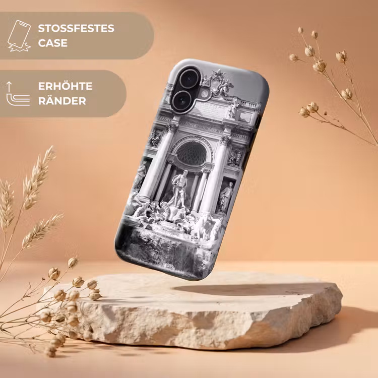 Fontein - Beelden - Architectuur - Zwart-wit Toughcase MagSafe Apple iPhone 17 klein -USP_RandenV_DE