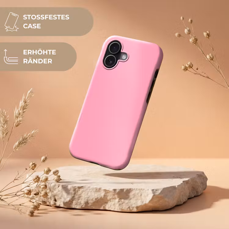Bubblegum - Pink - Roze Toughcase MagSafe Apple iPhone 17 klein 1017 -USP_RandenV_DE