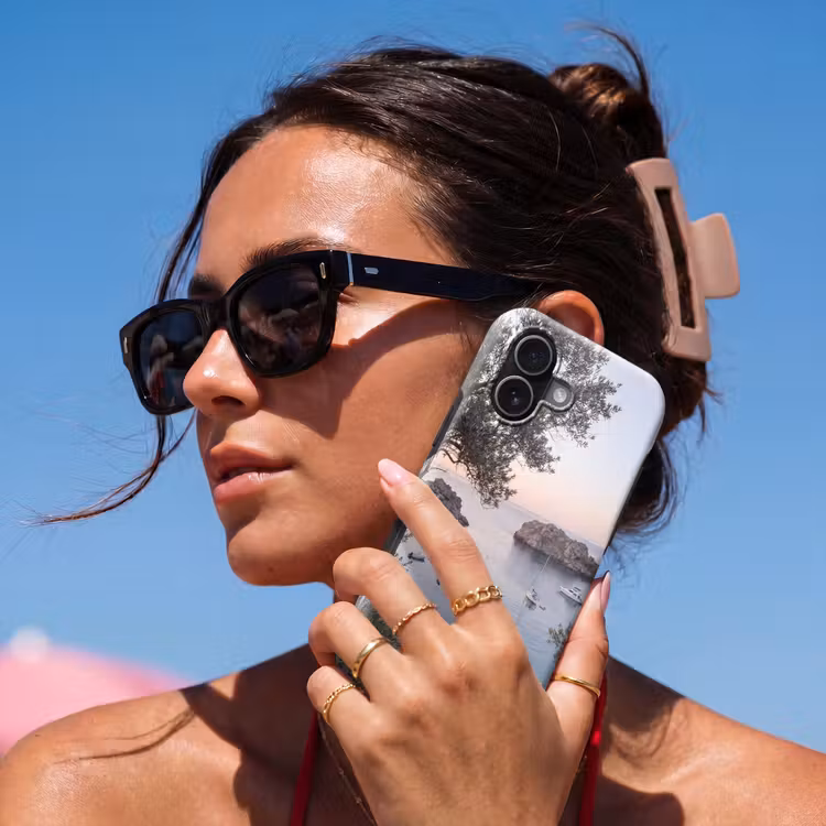 Handyhülle Toughcase - Bucht – Boote – Sonnenuntergang - Baai - boten - zonsondergang Toughcase MagSafe Apple iPhone 17 klein