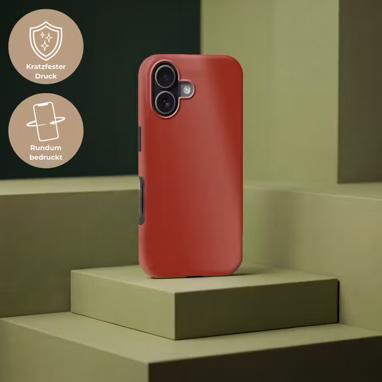 Burnt - Copper - Rood Toughcase MagSafe Apple iPhone 17 klein 1017 -USP_PrintM_DE