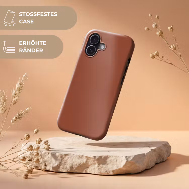 Burnt - Mahogany - Terracotta Toughcase MagSafe Apple iPhone 17 klein 1017 -USP_RandenV_DE
