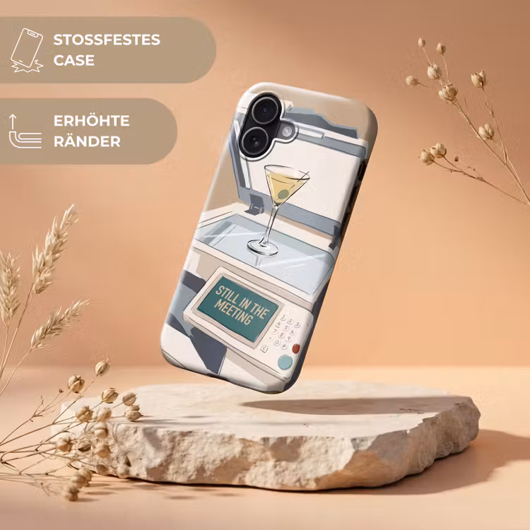 Kantoor - Drank - Humor - Illustratie Toughcase MagSafe Apple iPhone 17 klein -USP_RandenV_DE