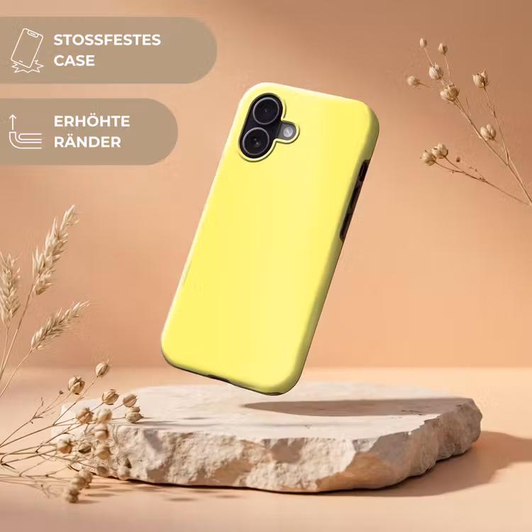 Buttery - Beige - Geel Toughcase MagSafe Apple iPhone 17 klein 1017 -USP_RandenV_DE