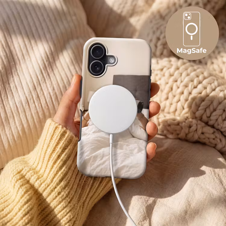 Champagne - Bed - Bubbels Toughcase MagSafe Apple iPhone 17 klein -USP_MagsafeV