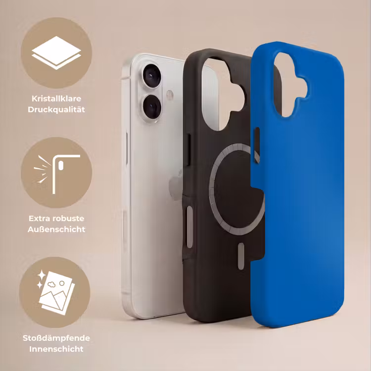 Classic - Azure - Blauw Toughcase MagSafe Apple iPhone 17 klein 1017 -USP_Lagen_DE