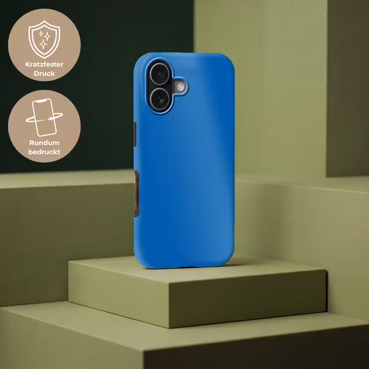 Classic - Azure - Blauw Toughcase MagSafe Apple iPhone 17 klein 1017 -USP_PrintM_DE