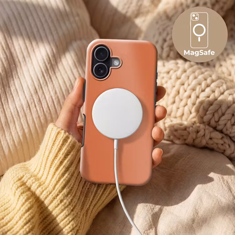 Classic - Terracotta - Oranje Toughcase MagSafe Apple iPhone 17 klein 1017 -USP_MagsafeV