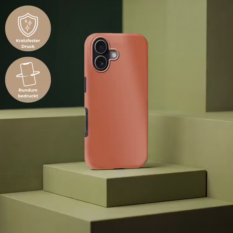 Copperhead - Oranje - Bruin Toughcase MagSafe Apple iPhone 17 klein 1017 -USP_PrintM_DE