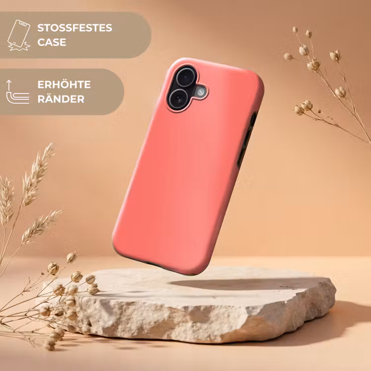 Coral - Punch - Koraal Toughcase MagSafe Apple iPhone 17 klein 1017 -USP_RandenV_DE
