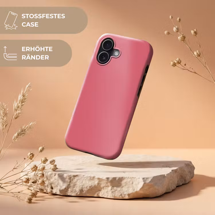 Crimson - Rose - Roze Toughcase MagSafe Apple iPhone 17 klein 1017 -USP_RandenV_DE