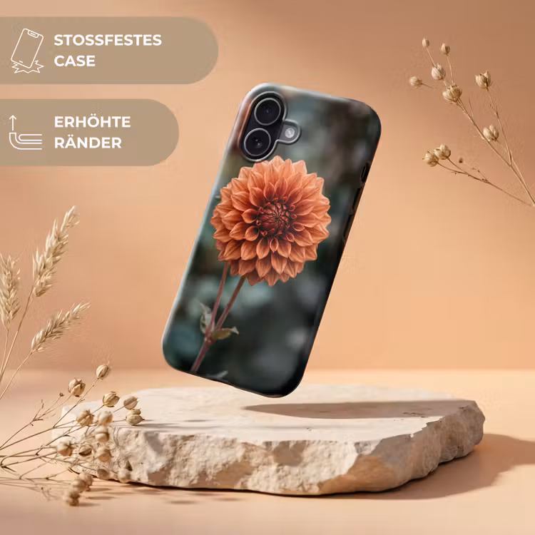 Dahlia - Bloem - Natuur - Sfeervol Toughcase MagSafe Apple iPhone 17 klein -USP_RandenV_DE