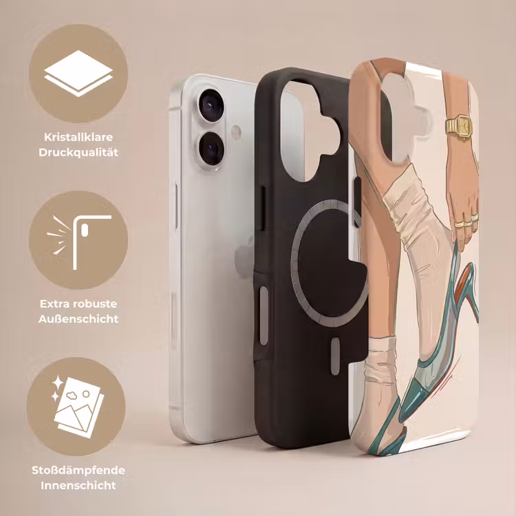 Vrouw - Schoen - Mode - Lifestyle - Groen Toughcase MagSafe Apple iPhone 17 klein -USP_Lagen_DE