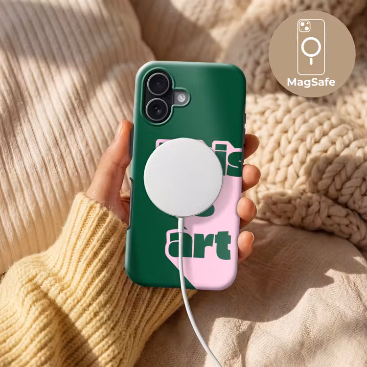 This is art - Schaduw - Roze Toughcase MagSafe Apple iPhone 17 klein -USP_MagsafeV