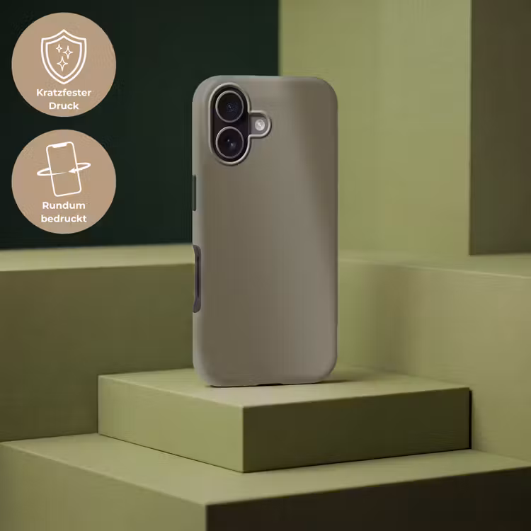 Deep - Khaki - Groen Toughcase MagSafe Apple iPhone 17 klein 1017 -USP_PrintM_DE