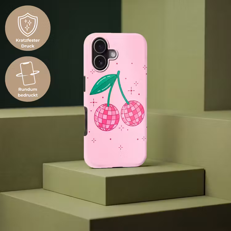 Decoratie - Disco-bal - Feest - Roze Toughcase MagSafe Apple iPhone 17 klein -USP_PrintM_DE